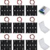 Support de batterie 4AA noir avec boîte de rangement transparente