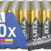 Lot de 50 piles AA alcalines 1,5V Varta Power on Demand
