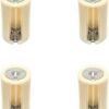Adaptateur de piles 3AA vers taille D, pack de 4