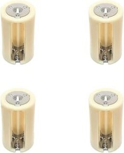 Adaptateur de piles 3AA vers taille D, pack de 4