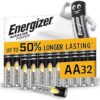 Piles AA Energizer Alkaline Power Lot de 32 longue durée
