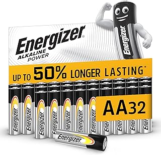 Piles AA Energizer Alkaline Power Lot de 32 longue durée
