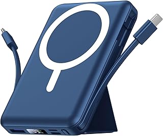 Batterie externe magnétique 10000mAh avec charge rapide 20W et affichage LED
