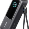 Anker batterie externe 25000mAh 165W avec câble intégré et rétractable