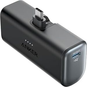 Anker batterie externe 5000 mAh 22,5 W USB-C pliable noir