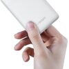 Batterie externe 10000mAh ultra-mince avec affichage LED