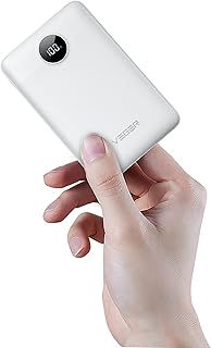 Batterie externe 10000mAh ultra-mince avec affichage LED