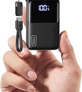 INIU Batterie Externe 45W 10000mAh avec Câble USB-C Amovible
