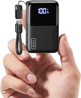 INIU Batterie Externe 45W 10000mAh avec Câble USB-C Amovible